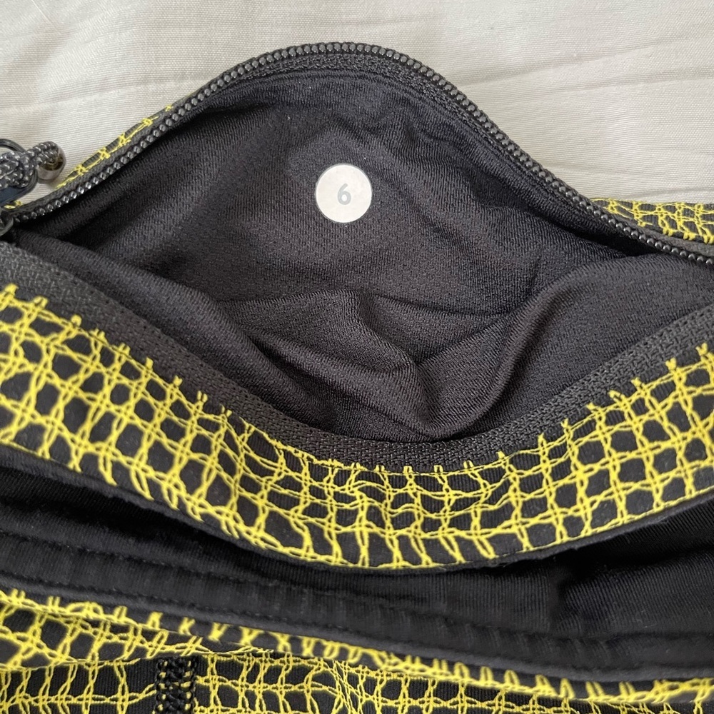 Lululemon Pace Rival Crop Mesh Fall Net Toxic Bla… - image 7